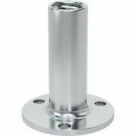 BSC PREFERRED Screw-Mount Nut Steel 1/4-20 Thread 0.313 Diameter x 7/8 High Barrel, 25PK 90611A115